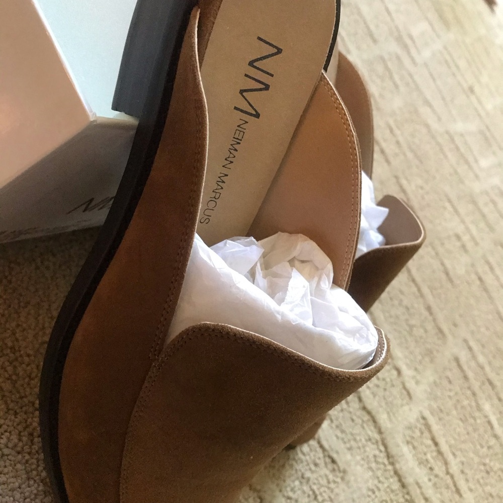 Ailey Tabacco suede slip on shoe